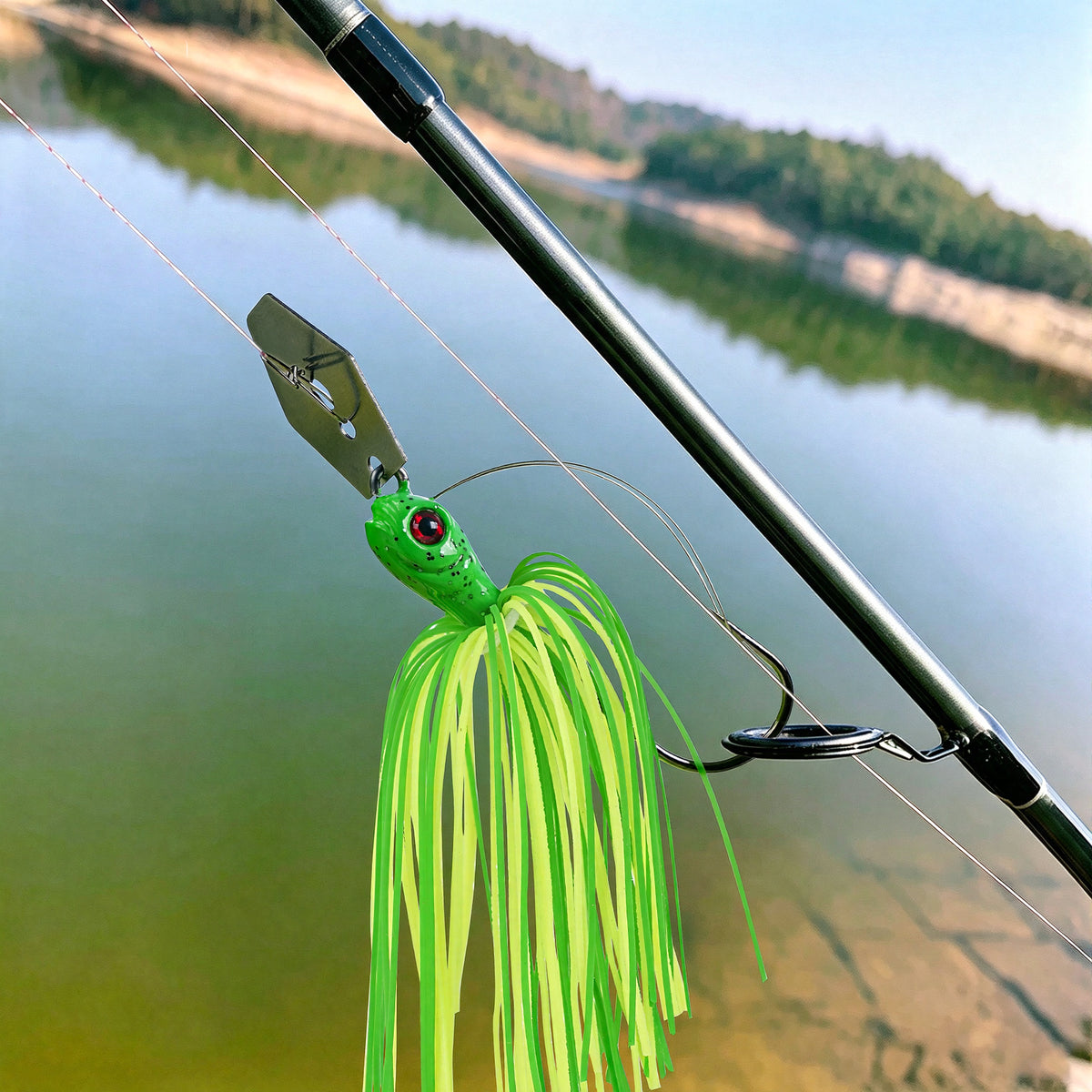 Kosopabul Bladed Fishing Jigs – Vibrating Bass Lures with Heavy-Duty Hooks