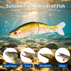 Kosopabul SwimShad Jointed Swimbait – Glide Bait for Bass, Pike & Muskie