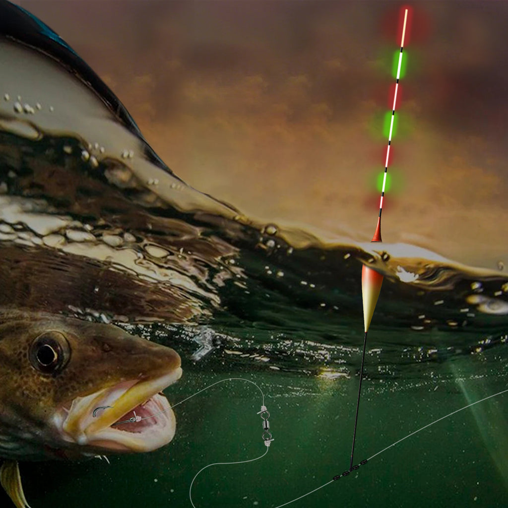 Kosopabul Multi-Scenes Moving Water Vertical Gravity Sensing LED Fishing Float BS-020