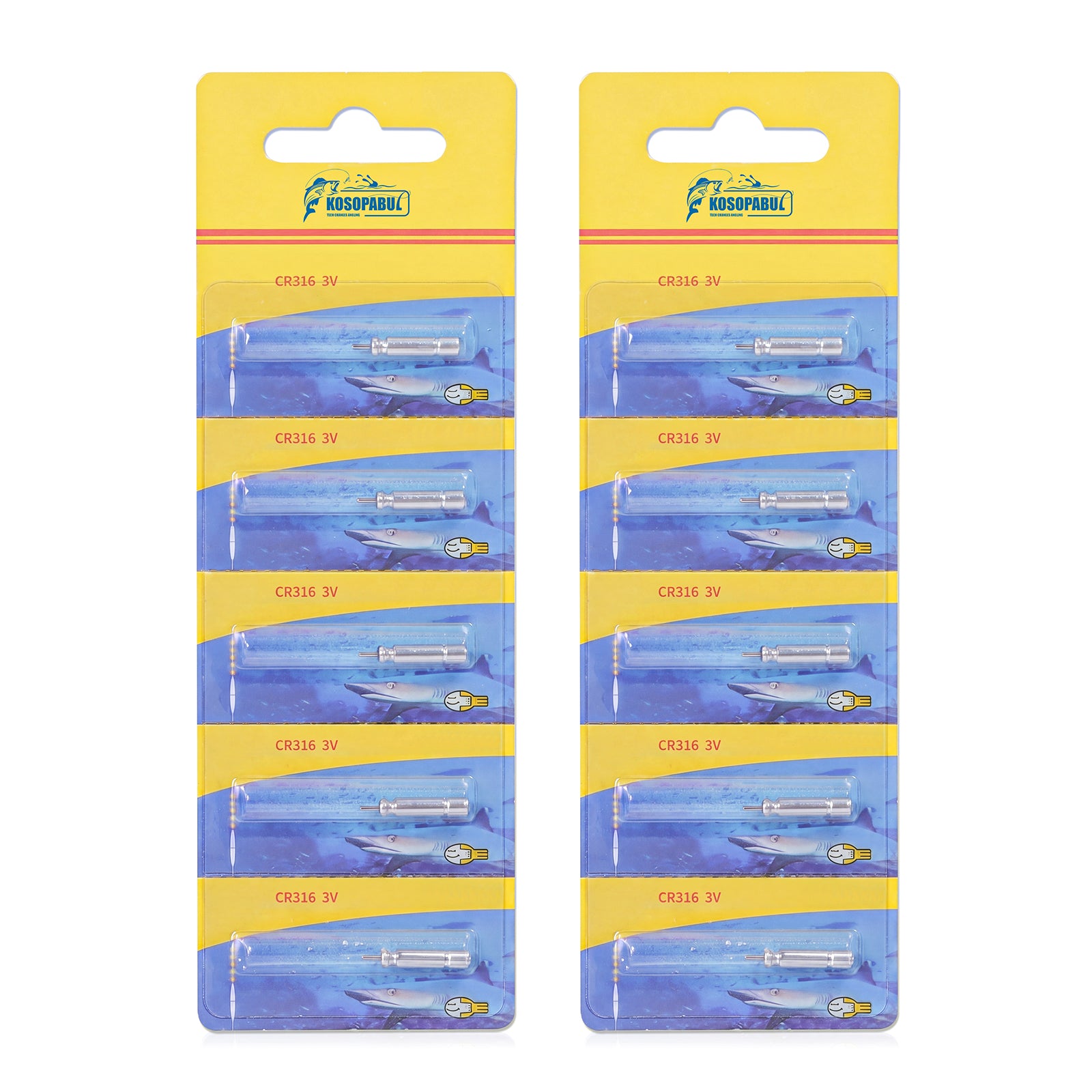 CR316 & CR425 Cylindrical Batteries for Kosopabul Fishing Floats