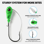 Kosopabul Bladed Fishing Jigs – Vibrating Bass Lures with Heavy-Duty Hooks