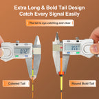 Kosopabul Deep Stillwater(5-12 meters) Vertical Gravity Sensing LED Fishing Float Kit