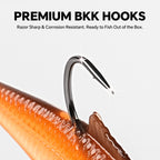 Kosopabul Shadtail Soft Swimbaits – Pre-Rigged with BKK Hooks for Bass, Trout & Crappie