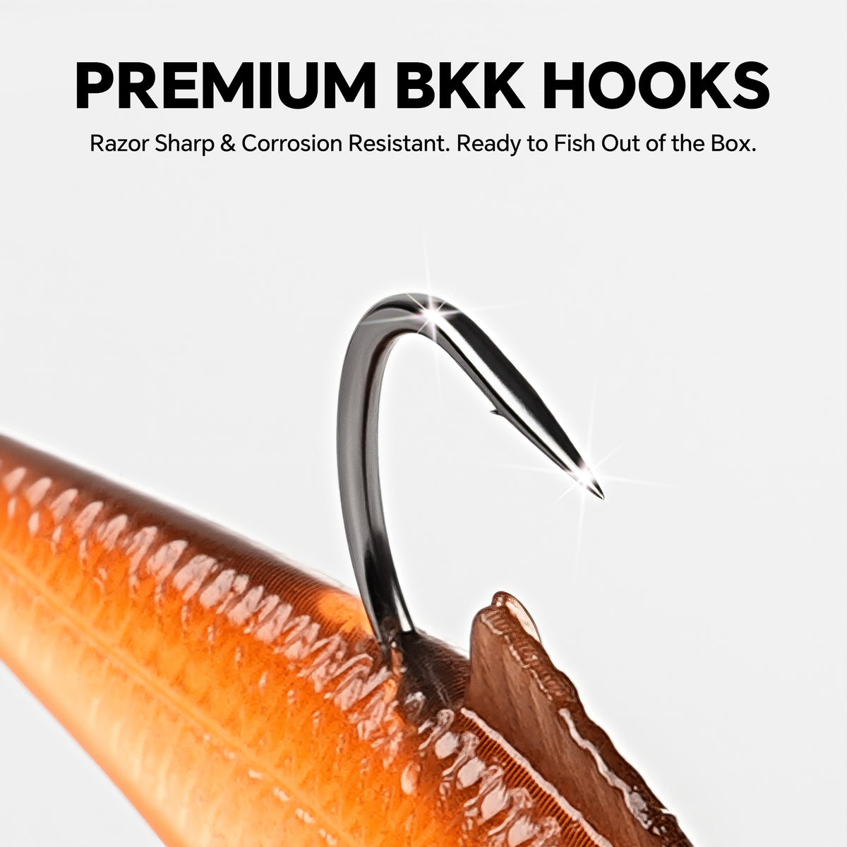 Kosopabul Shadtail Soft Swimbaits – Pre-Rigged with BKK Hooks for Bass, Trout & Crappie