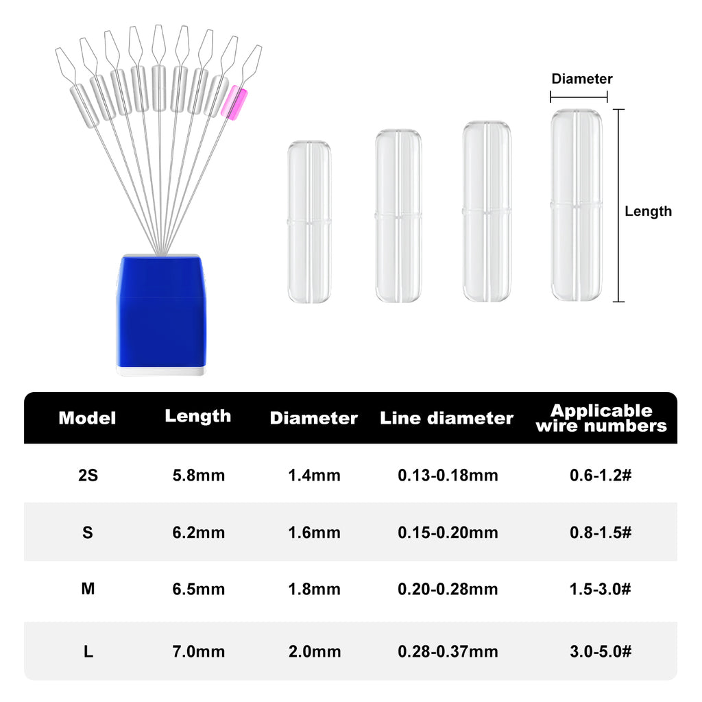 Kosopabul Silicone Fishing Float Stopper Set