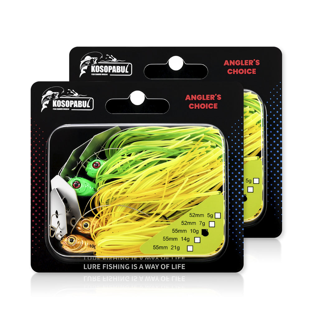 Kosopabul Bladed Fishing Jigs – Vibrating Bass Lures with Heavy-Duty Hooks