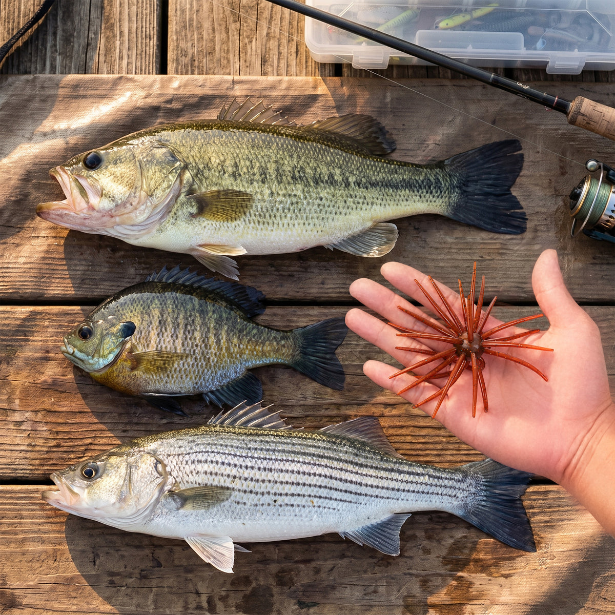 Kosopabul Sea Urchin Soft Lures – Floating TPR Creature Baits for Bass