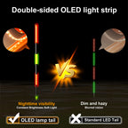 Kosopabul Deep & Moving Water(2-4 meters) Vertical Gravity Sensing LED Fishing Float Kit