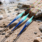 Kosopabul Shallow & Moving Water(1-3 meters) Vertical Gravity Sensing LED Fishing Float Kit
