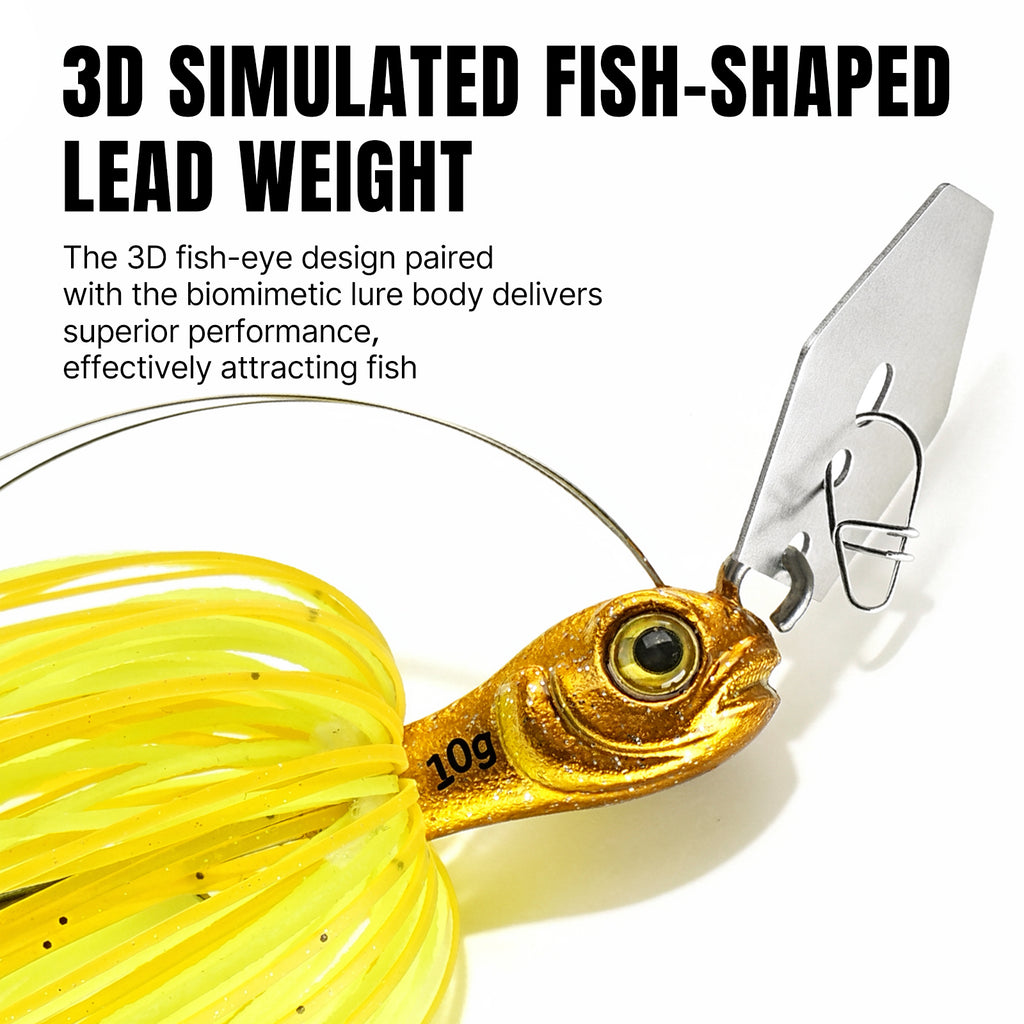 Kosopabul Bladed Fishing Jigs – Vibrating Bass Lures with Heavy-Duty Hooks