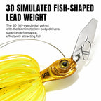 Kosopabul Bladed Fishing Jigs – Vibrating Bass Lures with Heavy-Duty Hooks