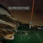 Kosopabul Shallow & Moving Water(0.8-1.5 meters) Vertical Gravity Sensing LED Fishing Float Kit