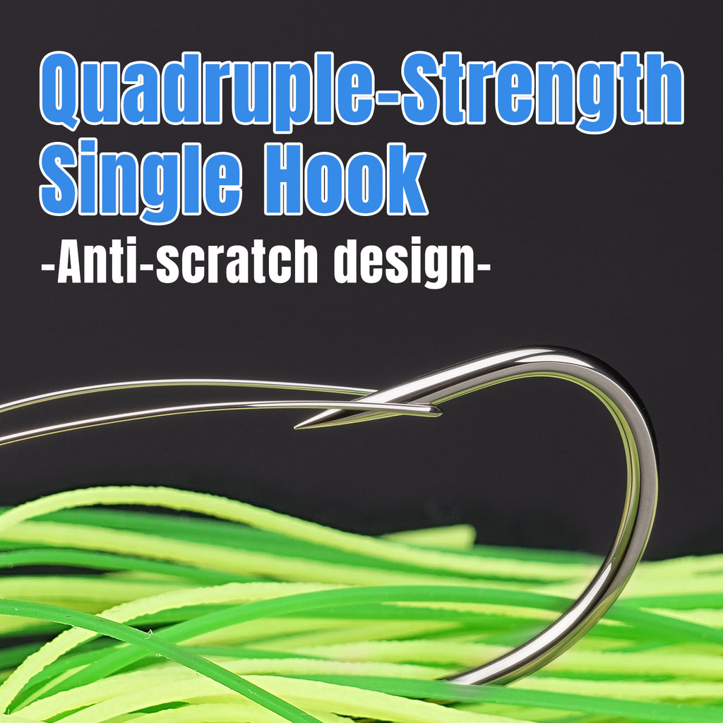 Kosopabul Bladed Fishing Jigs – Vibrating Bass Lures with Heavy-Duty Hooks