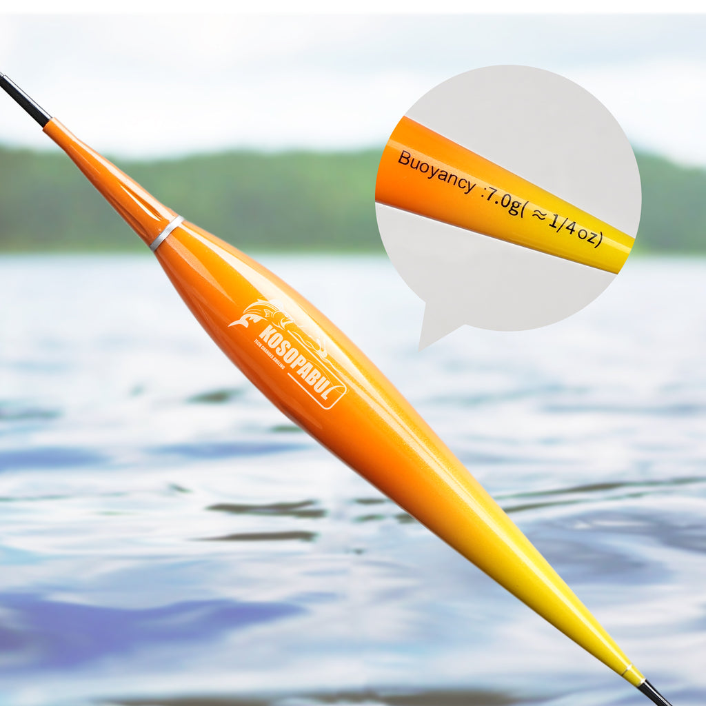 Kosopabul Deep Stillwater(3-6 meters) Vertical Gravity Sensing LED Fishing Float Kit