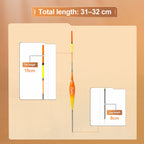 Kosopabul Deep Stillwater(5-12 meters) Vertical Gravity Sensing LED Fishing Float Kit