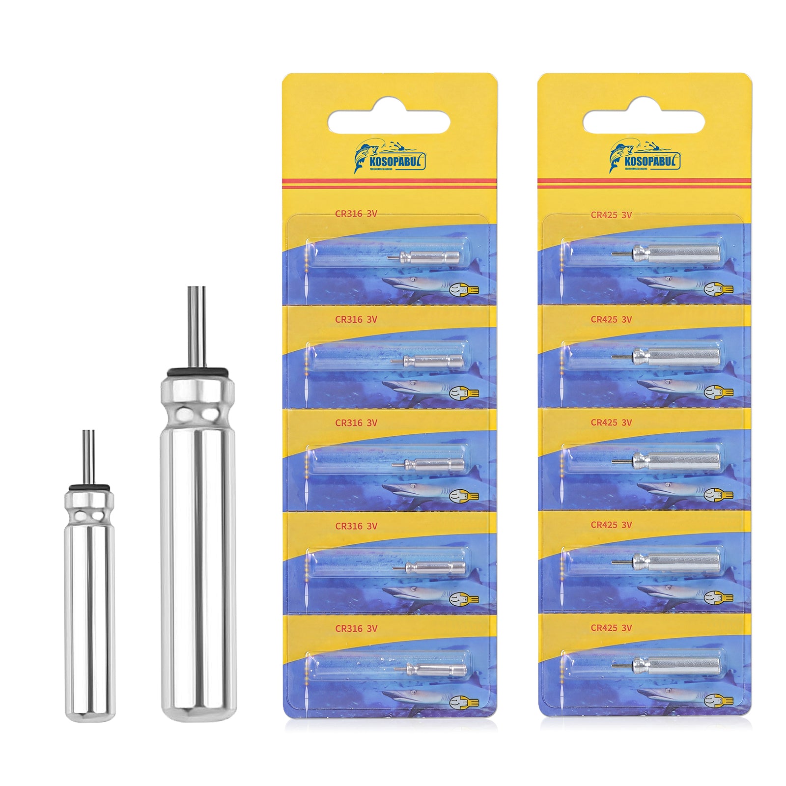CR316 & CR425 Cylindrical Batteries for Kosopabul Fishing Floats