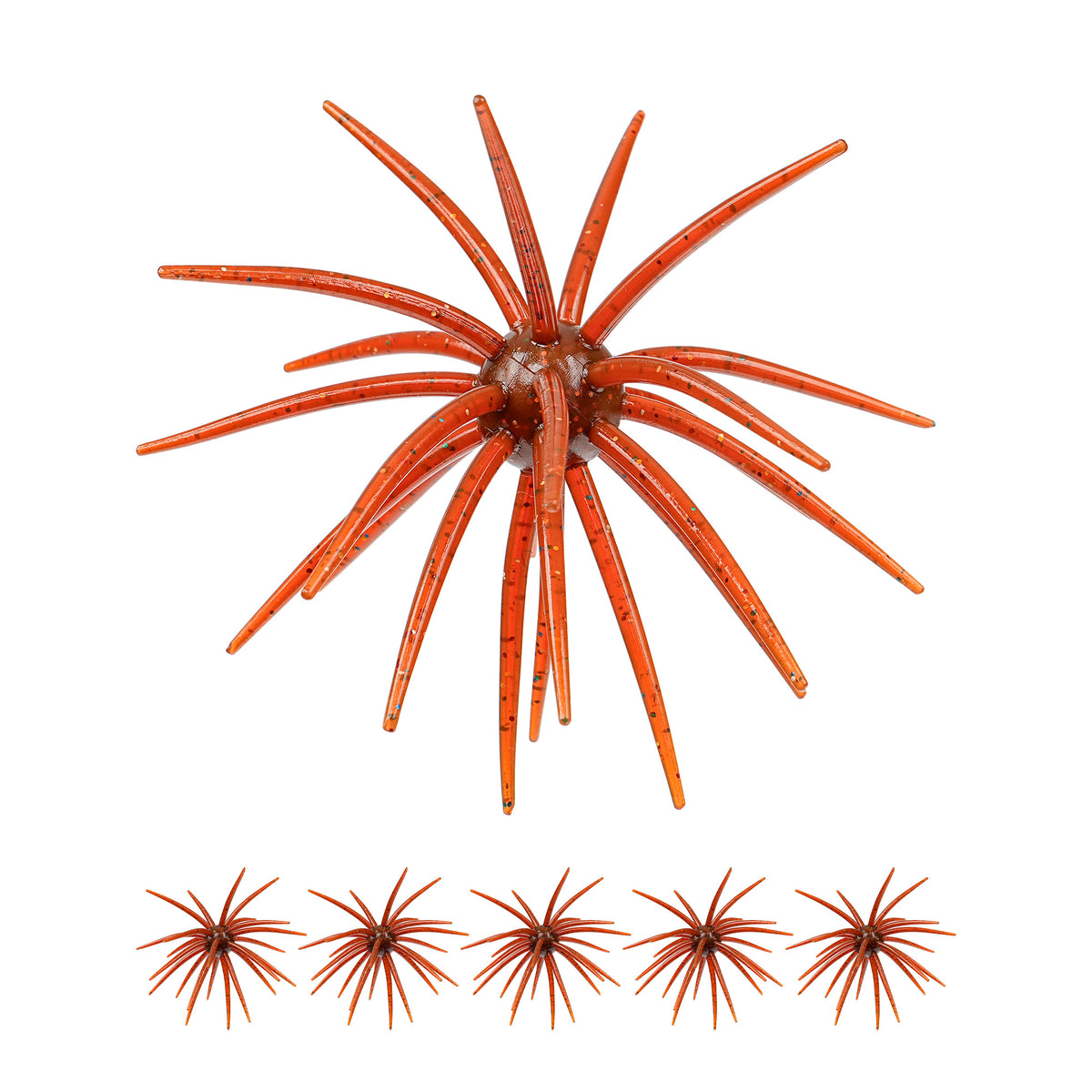 Kosopabul Sea Urchin Soft Lures – Floating TPR Creature Baits for Bass