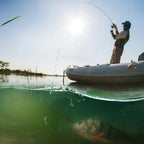 Kosopabul Shallow & Still Water(0.8-1.5 meters) Vertical Gravity Sensing LED Fishing Float Kit