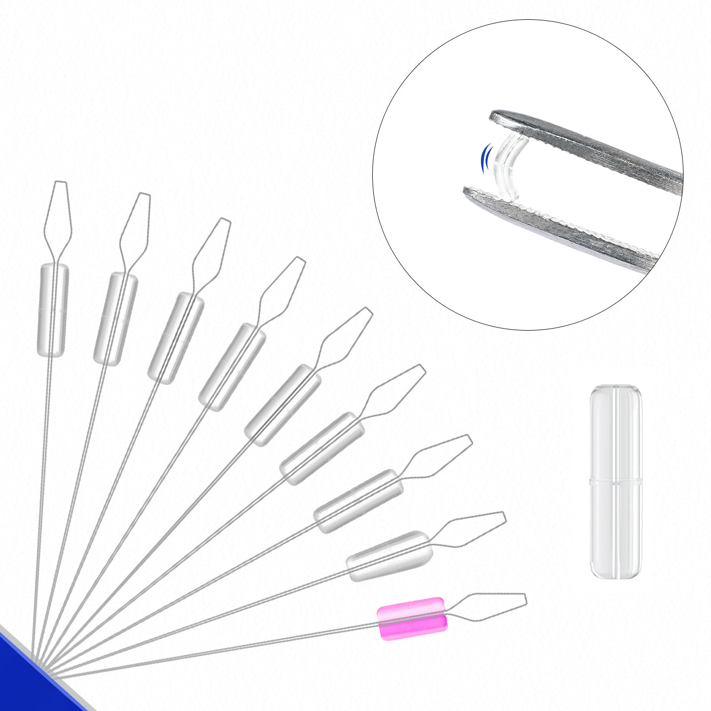 Kosopabul Silicone Fishing Float Stopper Set