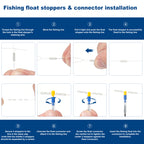 Kosopabul Easy to Install & Remove Fishing Float Connector Tool