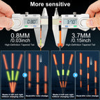 Kosopabul Multi-Scenes Moving Water Vertical Gravity Sensing LED Fishing Float Kit (Beginner Friendly Set)