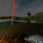 Kosopabul Shallow & Still Water(0.8-1.5 meters) Vertical Gravity Sensing LED Fishing Float Kit