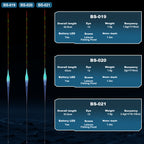 Kosopabul Shallow & Moving Water(1-3 meters) Vertical Gravity Sensing LED Fishing Float Kit