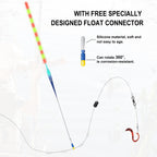 Kosopabul Shallow & Moving Water(1-3 meters) Vertical Gravity Sensing LED Fishing Float Kit