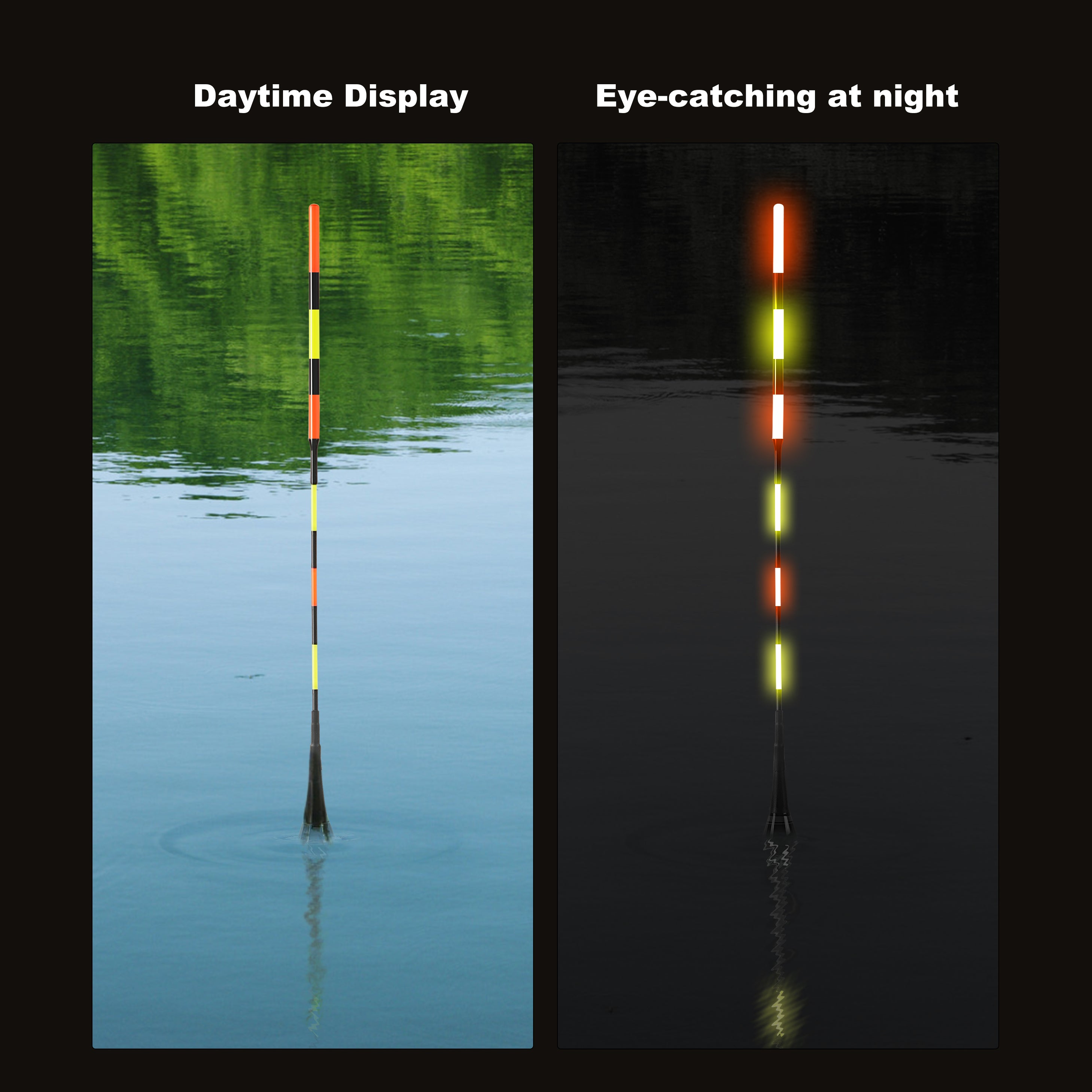 Kosopabul Multi-Scenes Moving Water Vertical Gravity Sensing LED Fishing Float BS-020