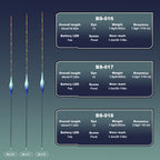 Kosopabul Shallow & Still Water(1-3 meters) Vertical Gravity Sensing LED Fishing Float Kit